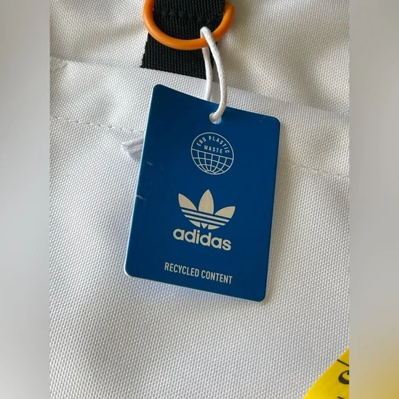 Adidas Originals White and Orange Tote Bag - Picture 13 of 13